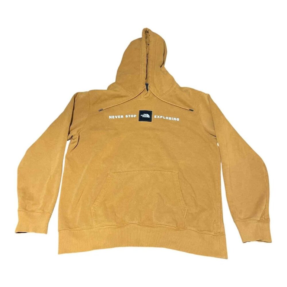 North Face Hoodie Mens Large Never Stop Exploring‎ Pullover Sweatshirt Outdoor